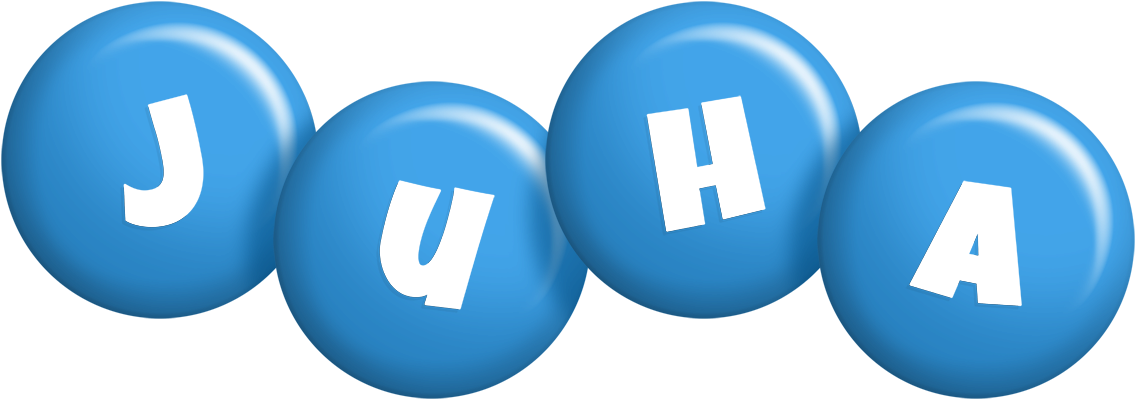 Juha candy-blue logo