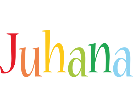 Juhana birthday logo