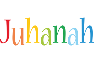 Juhanah birthday logo