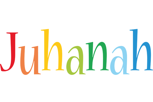 Juhanah birthday logo