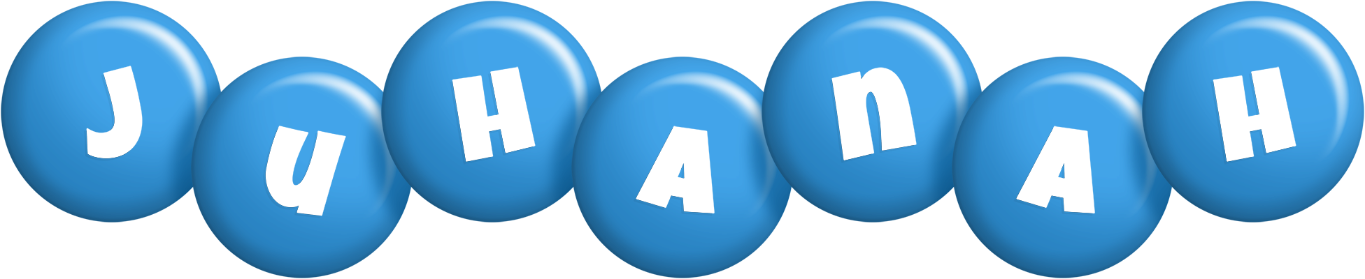 Juhanah candy-blue logo