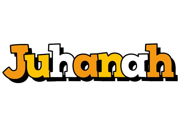 Juhanah cartoon logo