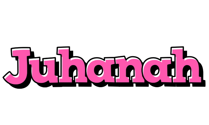 Juhanah girlish logo