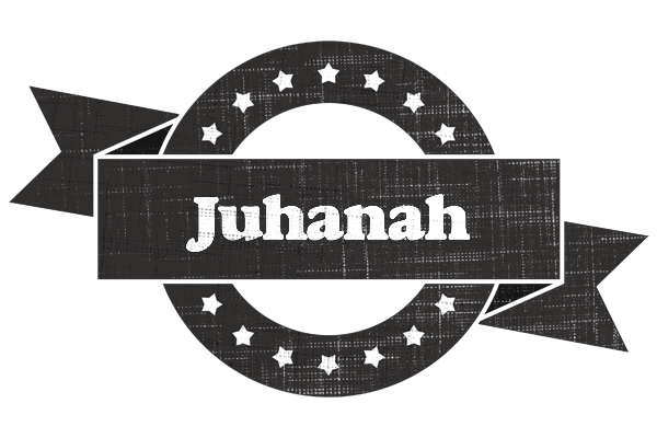 Juhanah grunge logo