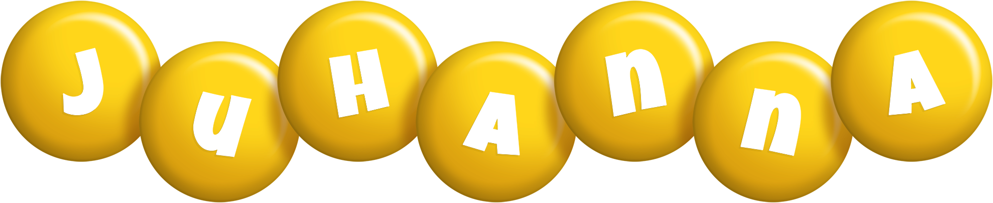 Juhanna candy-yellow logo