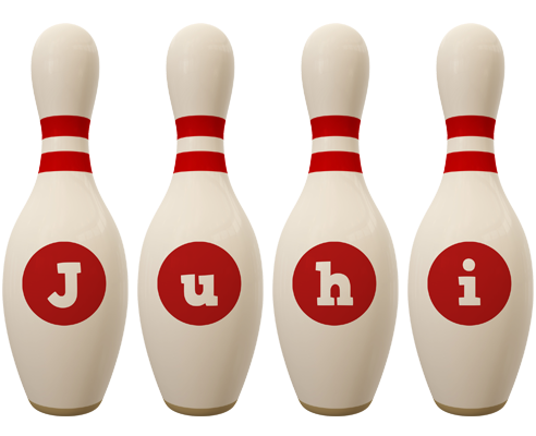 Juhi bowling-pin logo
