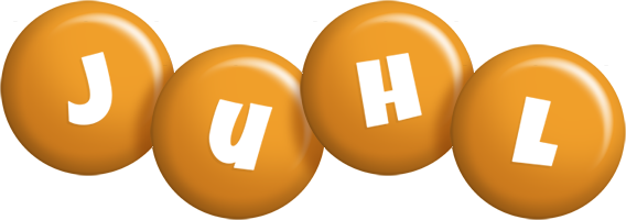 Juhl candy-orange logo