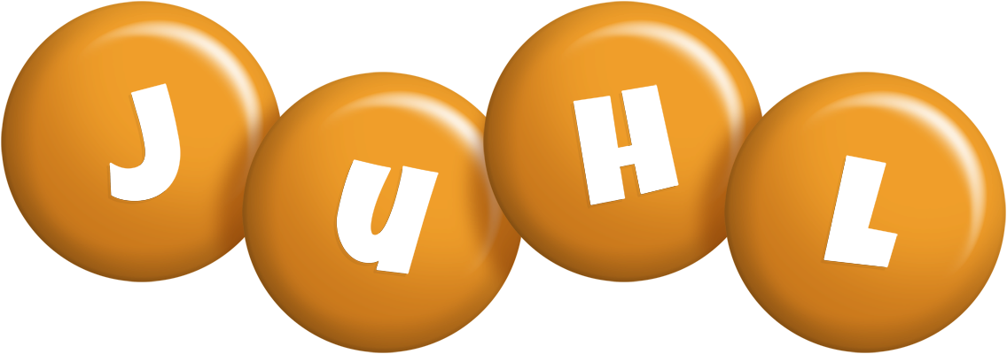 Juhl candy-orange logo