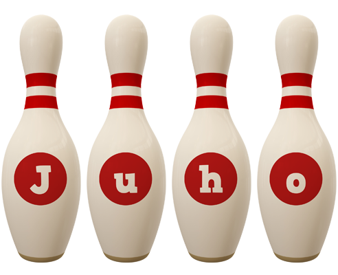 Juho bowling-pin logo