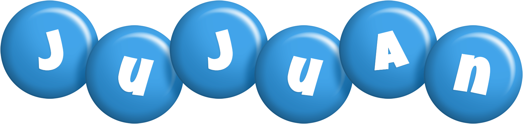 Jujuan candy-blue logo