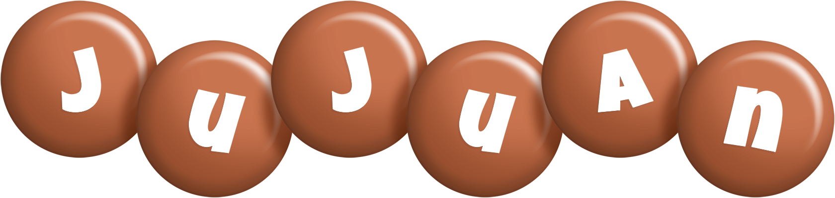 Jujuan candy-brown logo