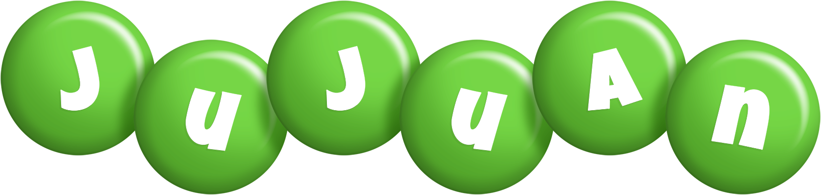 Jujuan candy-green logo