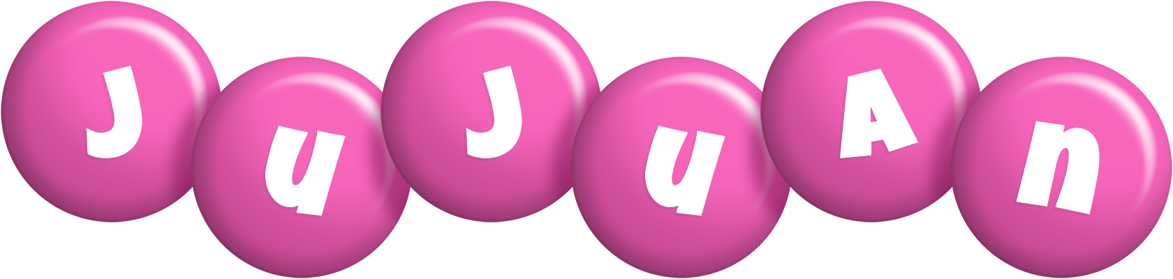 Jujuan candy-pink logo