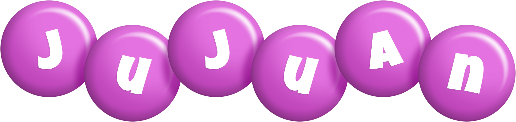 Jujuan candy-purple logo
