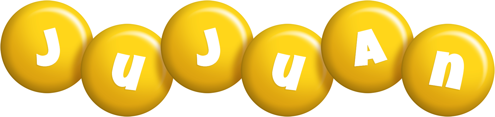 Jujuan candy-yellow logo