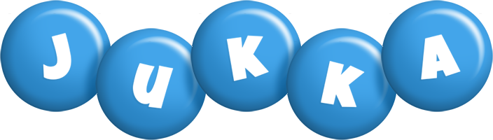 Jukka candy-blue logo