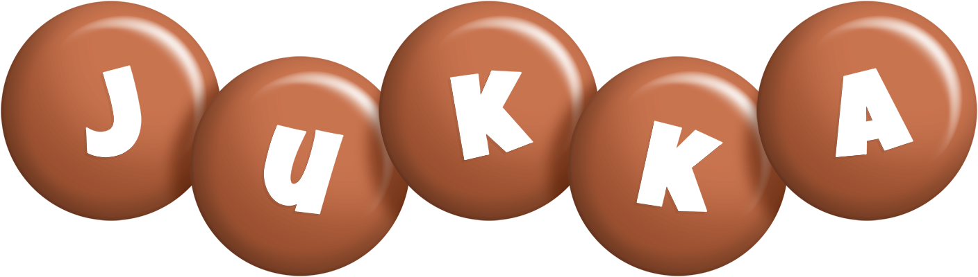 Jukka candy-brown logo