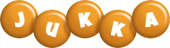 Jukka candy-orange logo