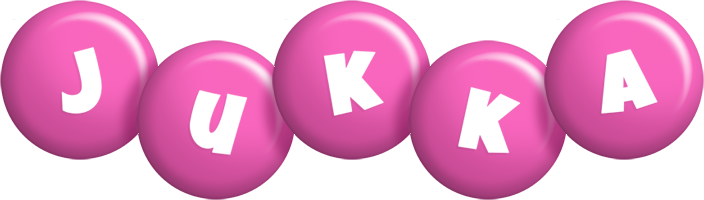 Jukka candy-pink logo
