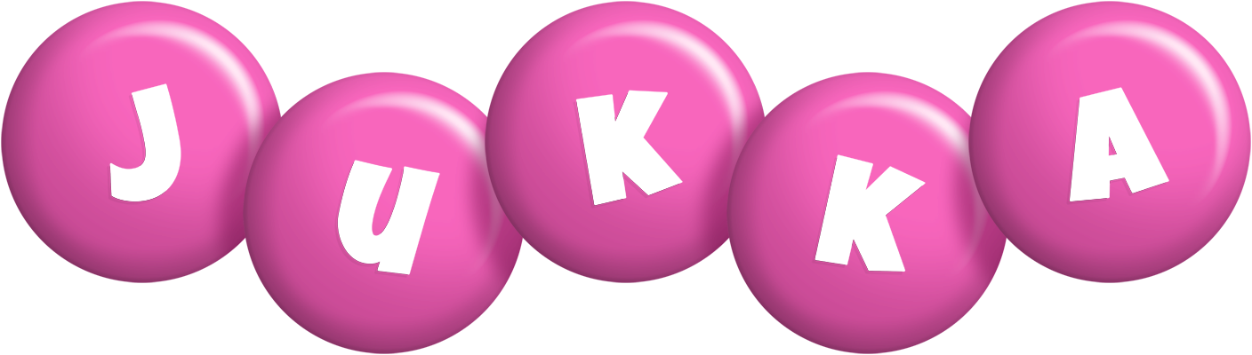 Jukka candy-pink logo