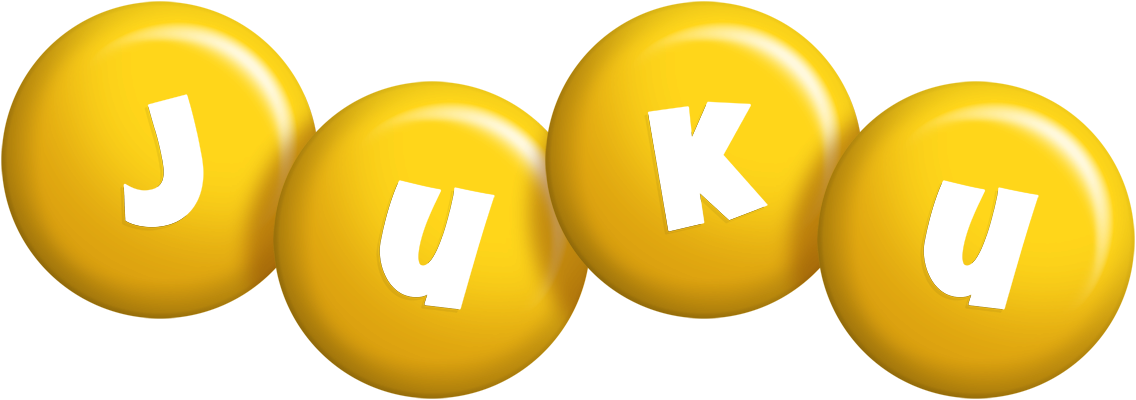 Juku candy-yellow logo