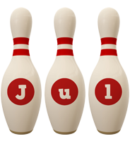 Jul bowling-pin logo