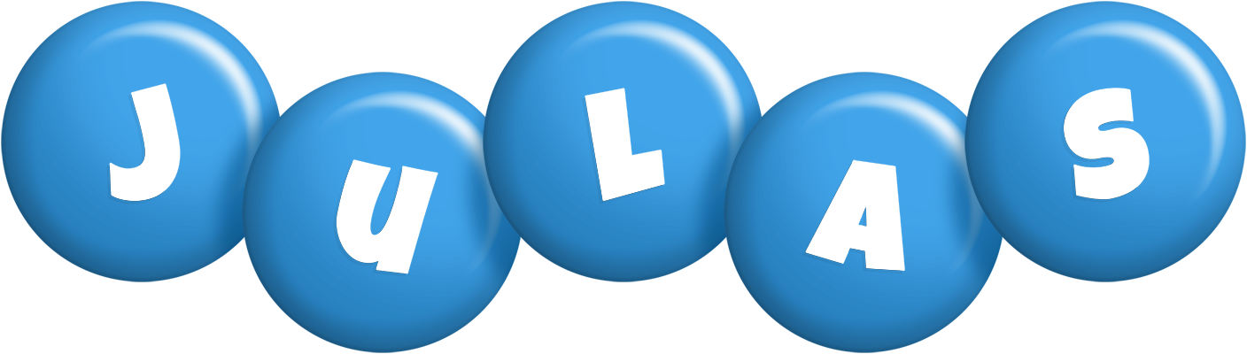 Julas candy-blue logo