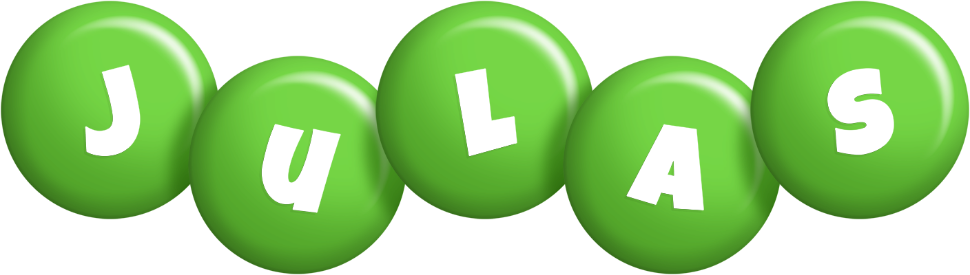 Julas candy-green logo