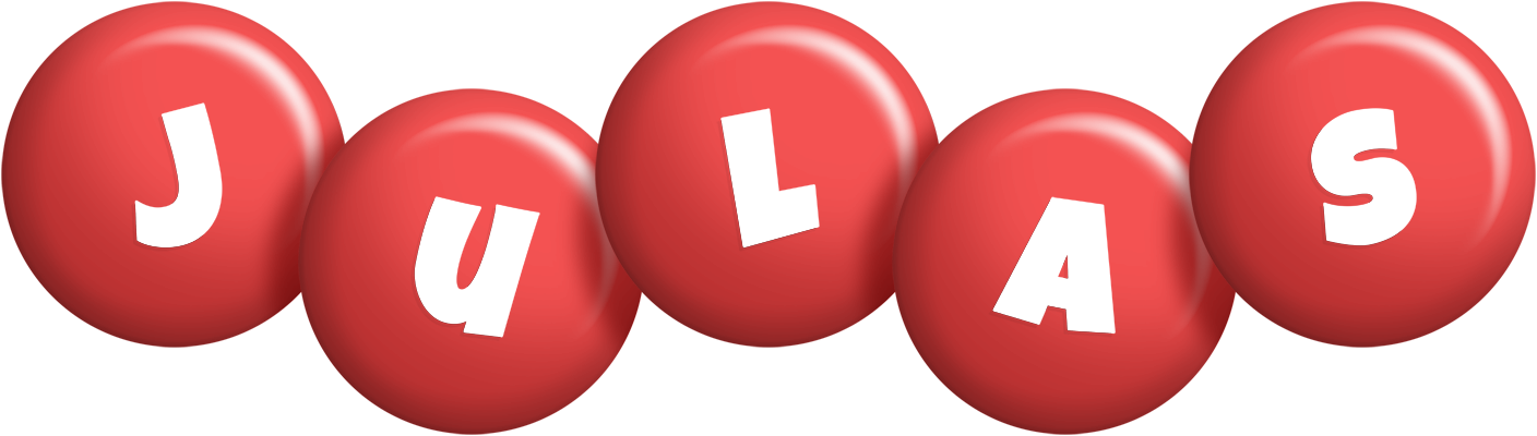 Julas candy-red logo