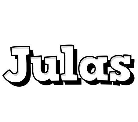 Julas snowing logo