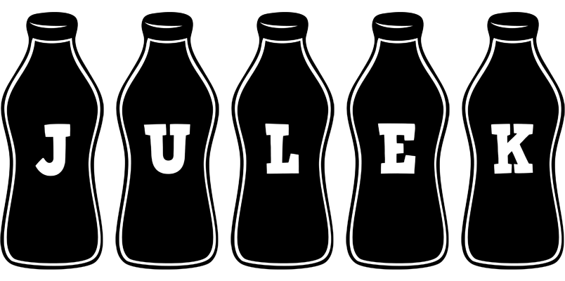Julek bottle logo