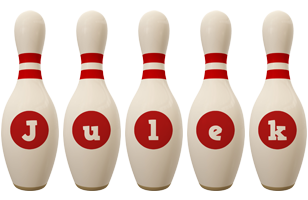 Julek bowling-pin logo