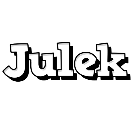 Julek snowing logo