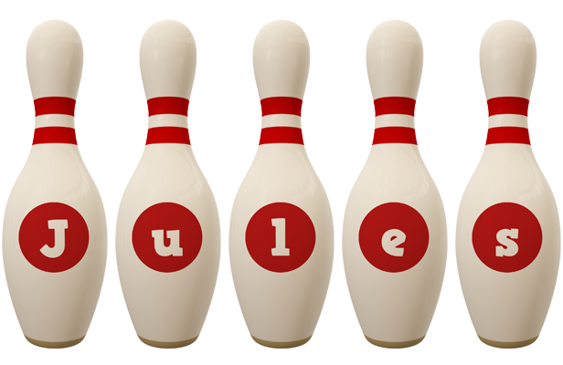 Jules bowling-pin logo