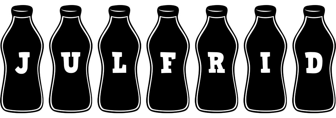 Julfrid bottle logo