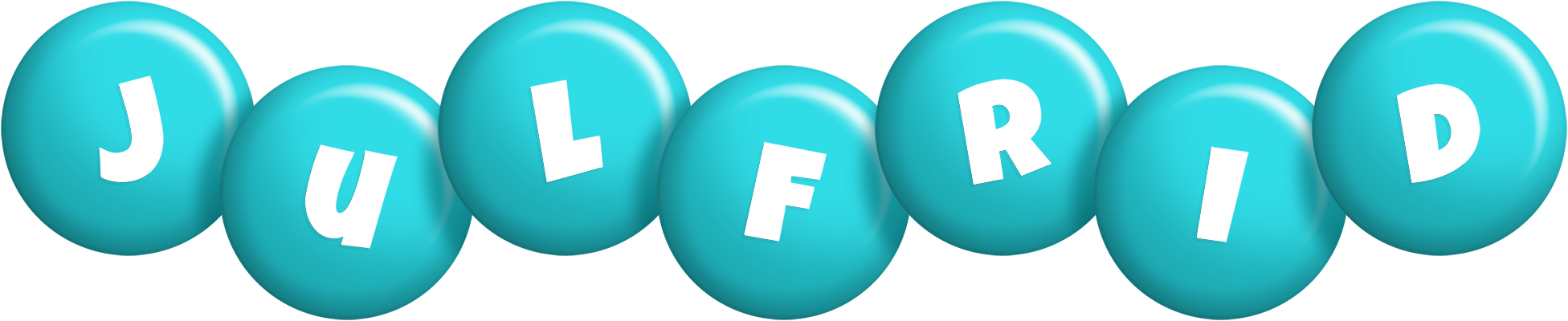 Julfrid candy-azur logo