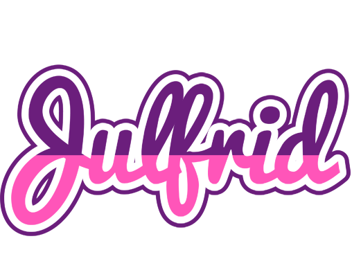 Julfrid cheerful logo