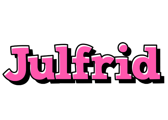 Julfrid girlish logo