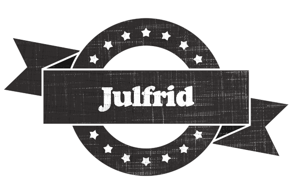 Julfrid grunge logo