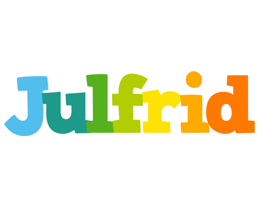 Julfrid rainbows logo