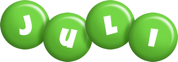 Juli candy-green logo