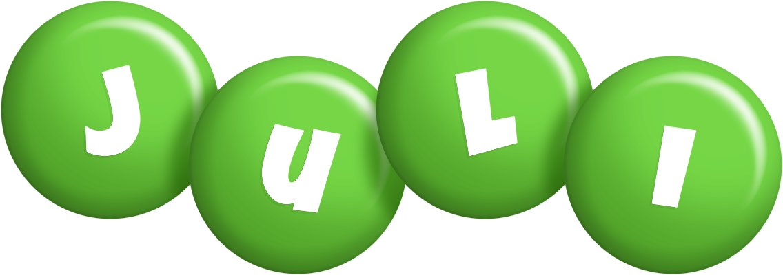 Juli candy-green logo