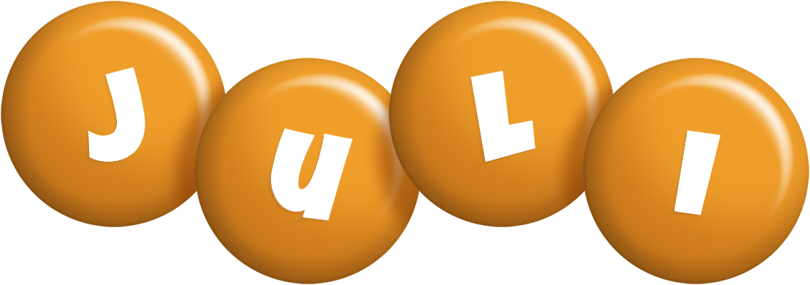 Juli candy-orange logo