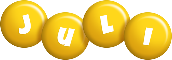 Juli candy-yellow logo