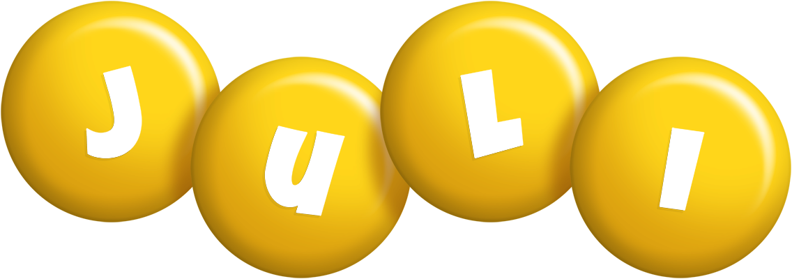 Juli candy-yellow logo