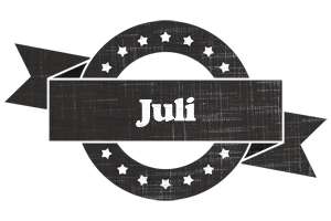 Juli grunge logo