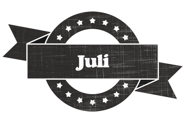 Juli grunge logo