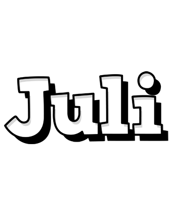 Juli snowing logo
