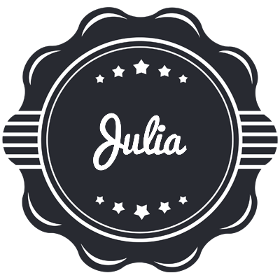 Julia badge logo