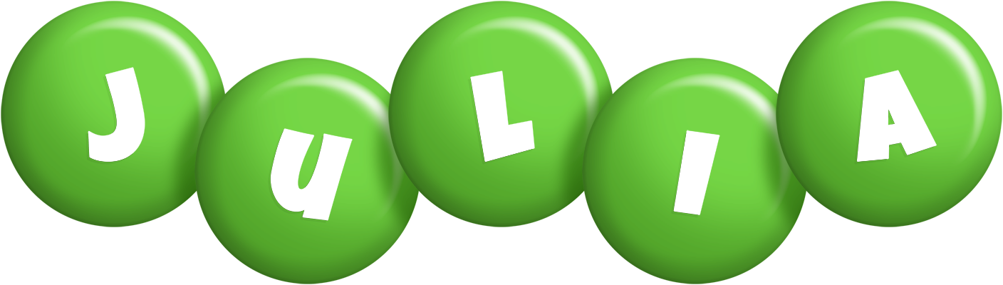 Julia candy-green logo